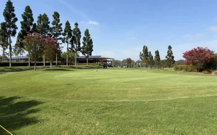 ゴルフコンペ会場